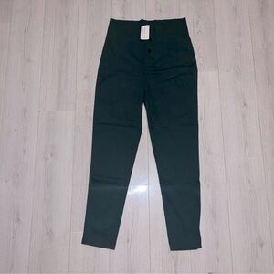 Dark green High-Waisted Pants
